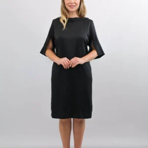 siyah kısa abiye elbise