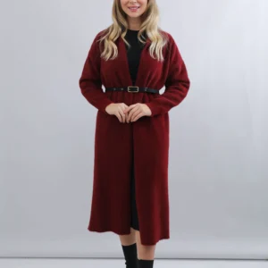 kuşaklı triko hırka